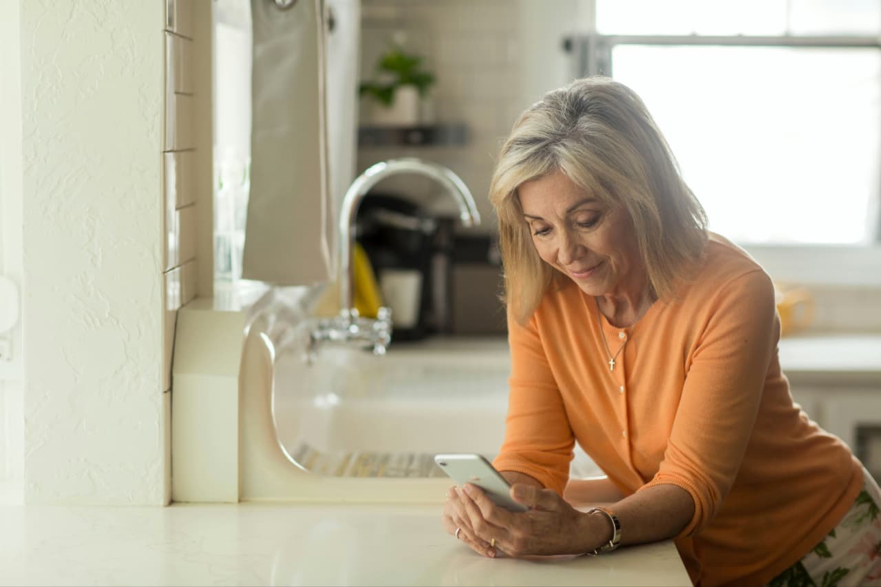 Girl Using a Cellphone